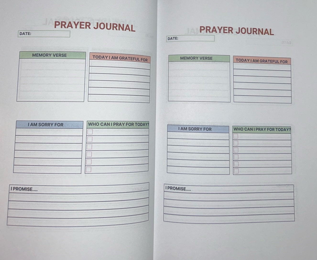 Children's Daily Prayer Journal